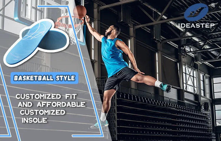 M+4 sports insoles for basketball
