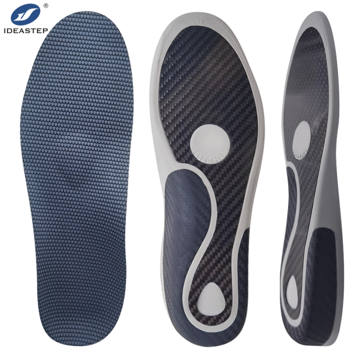 Ideastep XD-6265 Carbon Sports Arch Support Insoles - Lightweight Bulk for Medical Athletics