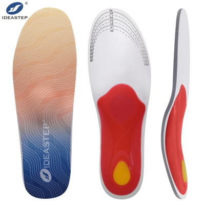 ​Ideastep XD-111 | Bulk Breathable Orthotic Insoles w/Silicone Gel Pads - Sports Correction & Sweat Control