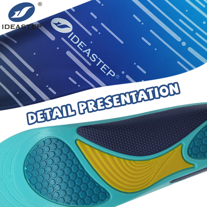Ideastep XDS-PU-6160 | Breathable Orthopedic Insoles Bulk Suppliers | PU+GEL Cushion Arch Support, Multi-Size