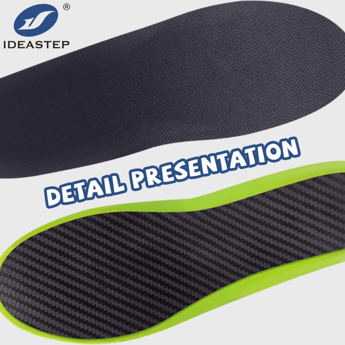 Ideastep XD-6124-2 Lightweight Carbon Arch Sports Insoles - Bulk Supplier for Foot Health Athletics