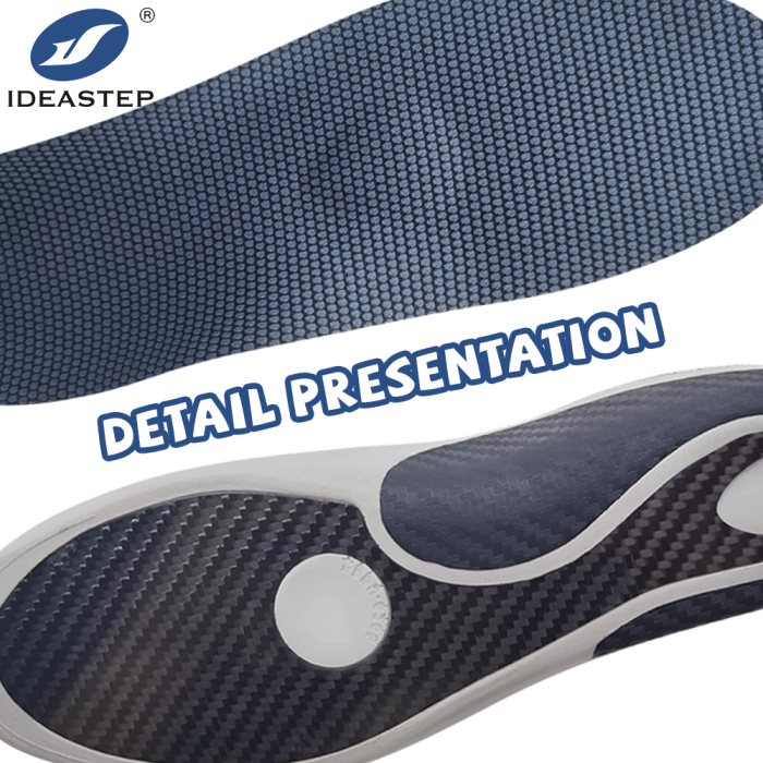 Ideastep XD-6265 Carbon Sports Arch Support Insoles - Lightweight Bulk for Medical Athletics