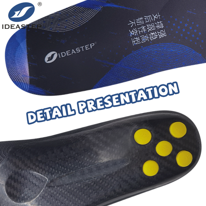 Ideastep YL-1361: Bulk Orthotic Insoles with Carbon Plate Arch Support for Flat Feet Correction & Shock Absorption