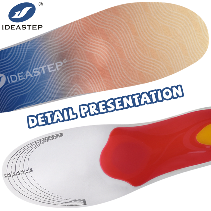 ​Ideastep XD-111 | Bulk Breathable Orthotic Insoles w/Silicone Gel Pads - Sports Correction & Sweat Control