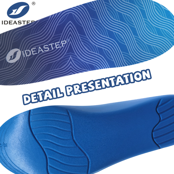 Ideastep XDS-PU-634 | Custom PU Orthopedic Insoles Bulk - Flat Feet Arch Support & Absorb Sweat Comfort