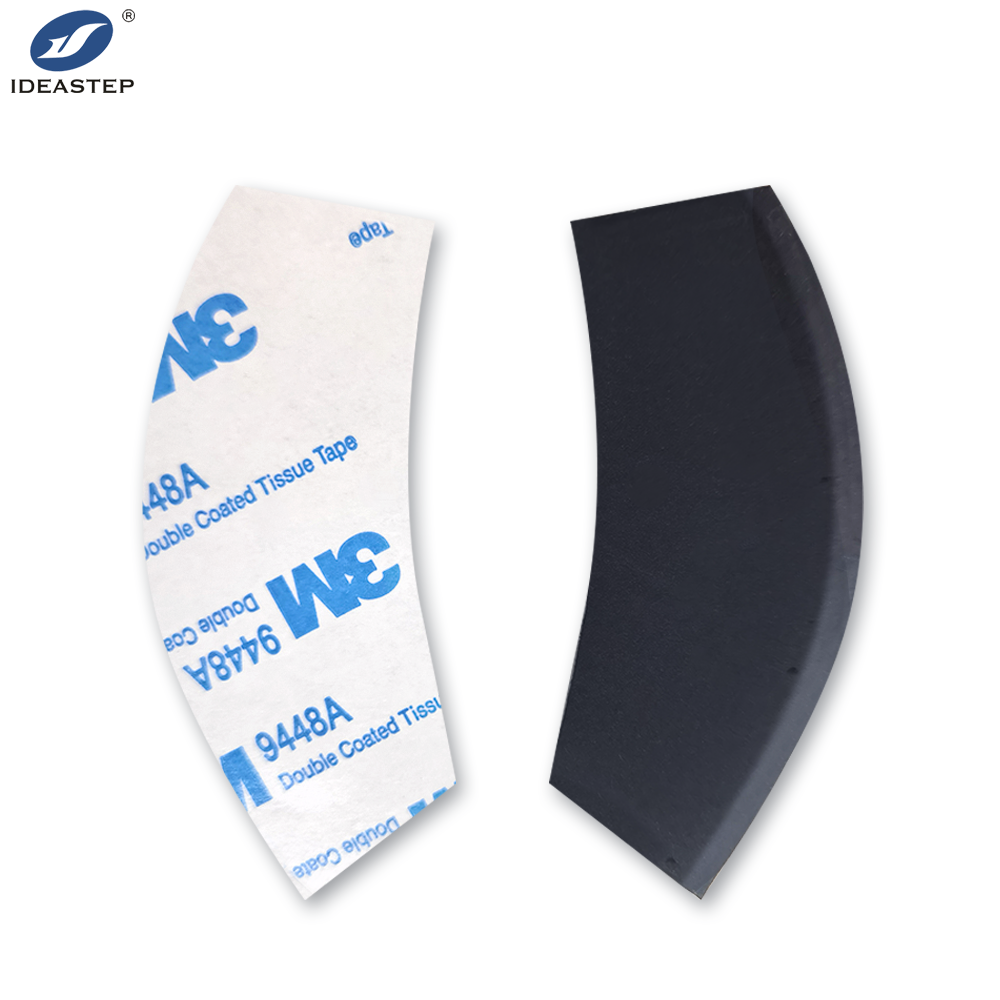Ideastep 404 | Wholesale EVA Heel Spur Pads Protective Shock Absorbing - 3mm Black Orthopedic Cushion for Podiatry/Sports/Bulk