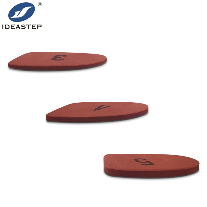 Ideastep 4# Universal Fit Adhesive Heel Wedge Cushions for Orthopedic Shoes | 3M Adhesive | Shock Absorption