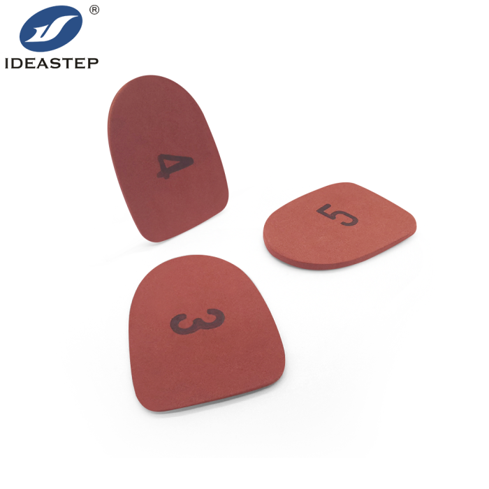 Ideastep 4# Universal Fit Adhesive Heel Wedge Cushions for Orthopedic Shoes | 3M Adhesive | Shock Absorption