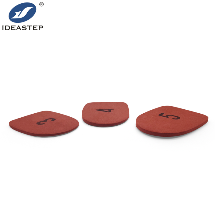 Ideastep 4# Universal Fit Adhesive Heel Wedge Cushions for Orthopedic Shoes | 3M Adhesive | Shock Absorption