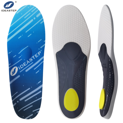 Ideastep D-040 Wholesale Running Sports Insoles - Arch Support & Shock Absorption (35-46 Bulk Sizes)