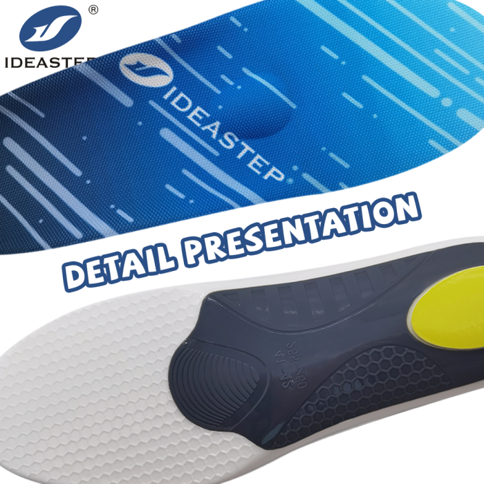 Ideastep D-040 Wholesale Running Sports Insoles - Arch Support & Shock Absorption (35-46 Bulk Sizes)
