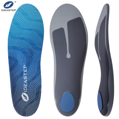 Ideastep YD-002 OEM Moisture Wicking Sports Insoles for Athletes, Breathable Orthotics for Running Shoes (Bulk)​