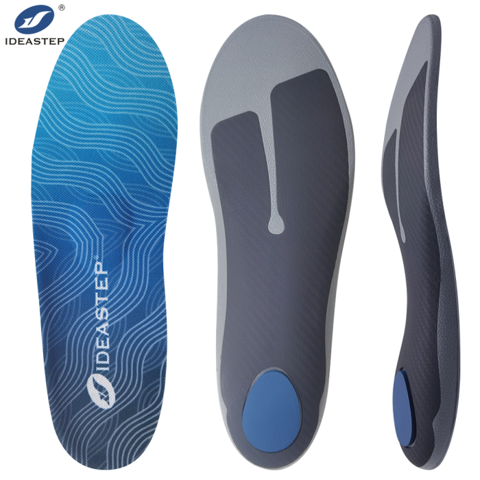 Ideastep YD-002 OEM Moisture Wicking Sports Insoles for Athletes, Breathable Orthotics for Running Shoes (Bulk)​