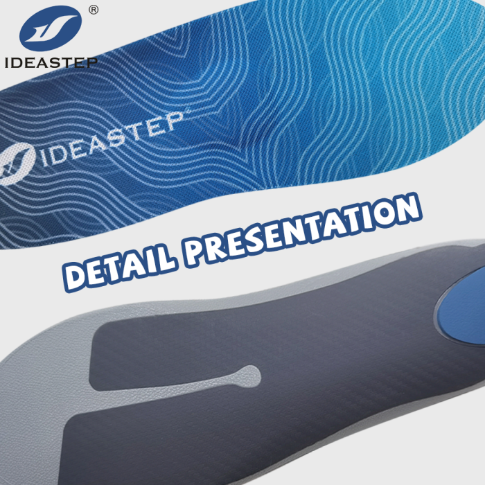 Ideastep YD-002 OEM Moisture Wicking Sports Insoles for Athletes, Breathable Orthotics for Running Shoes (Bulk)​
