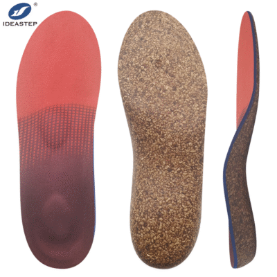 Ideastep XD-6113 Eco-Friendly Cork Metatarsal Support Insoles | Breathable Daily Comfort Insoles for OEM & Bulk Supply