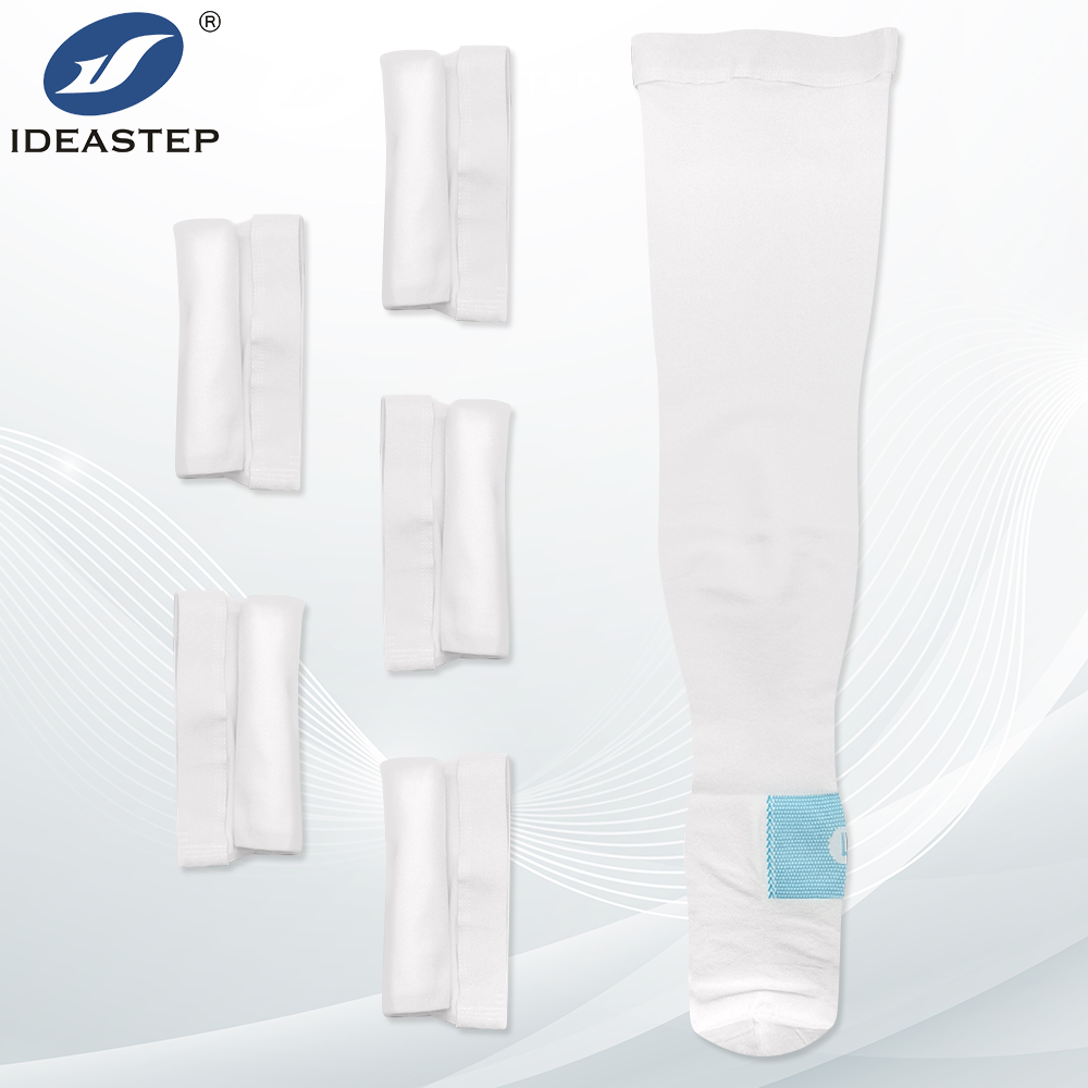 Ideastep Max24004 Thigh High Compression Socks for Venous Support with Open and Closed Toe