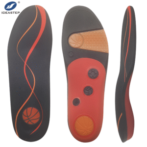 JF-456 Professional Sports Insoles with Reinforced TPU Arch Support for Basketball, Soccer and Badminton