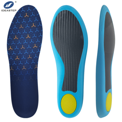 JF-422-5 Ultra Thin Lightweight Insoles with Poron Heel Pad for Sports and Dress Shoes