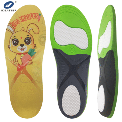 JF-2162-3 Kids Severe Flat Feet Orthotic Insoles (Yellow)