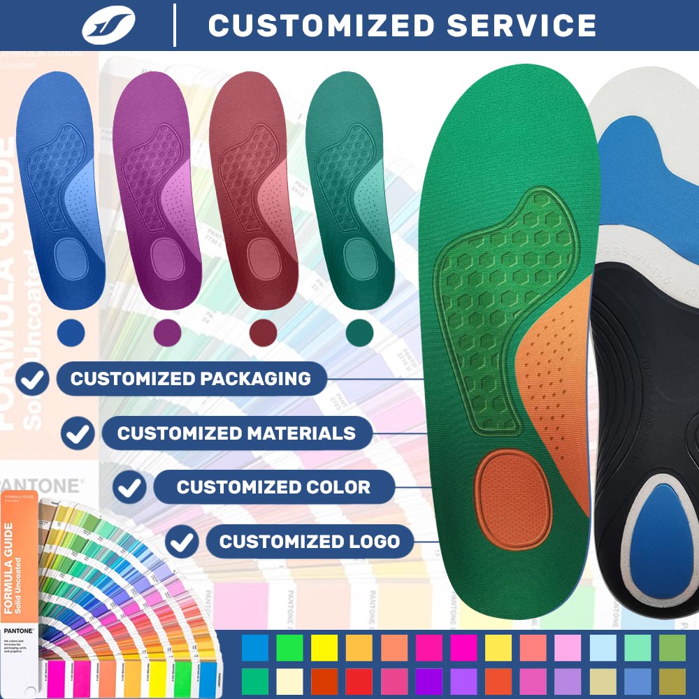 XD-6286 Multi-Layer Comfort Insoles | PU+TPU+PORON+EVA+Fabric