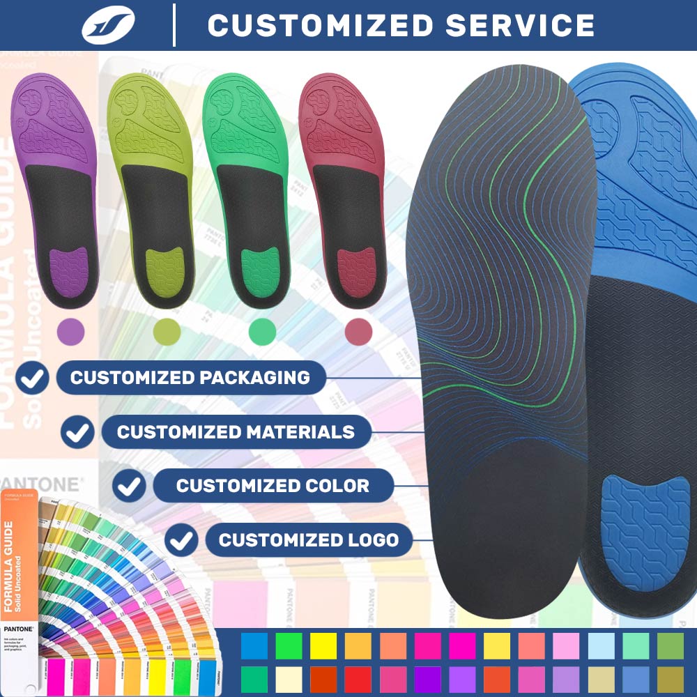 Ideastep JF-307 Premium Customizable Shock-Absorbing Insoles for Foot Comfort