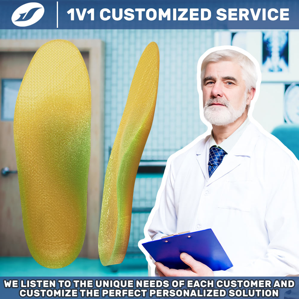 3D-10 Precision Alignment 3D Printed Orthotic Insole | Structured Support & Foot Position Control