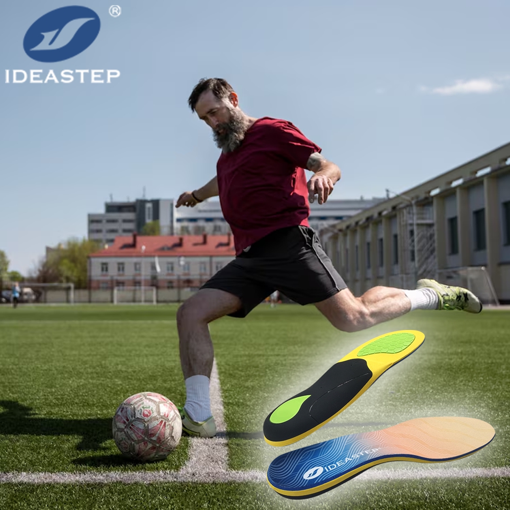 Memory foam insoles for football boots
