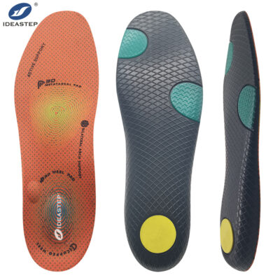 Ideastep 9188 Dual-Color PU Insoles with Poron Cushioning and Zoned Mesh Fabric