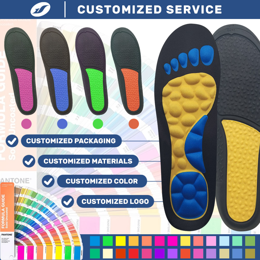 dual color PU insoles