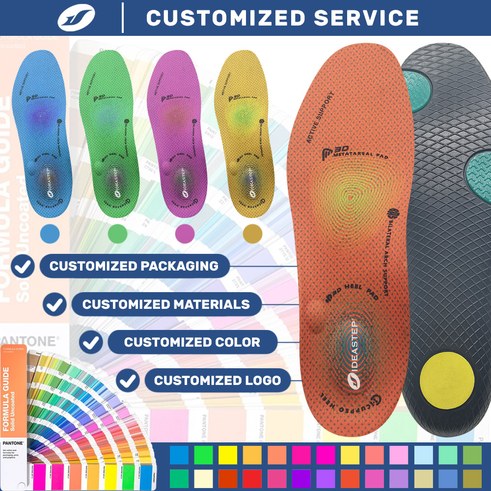 dual color PU insoles