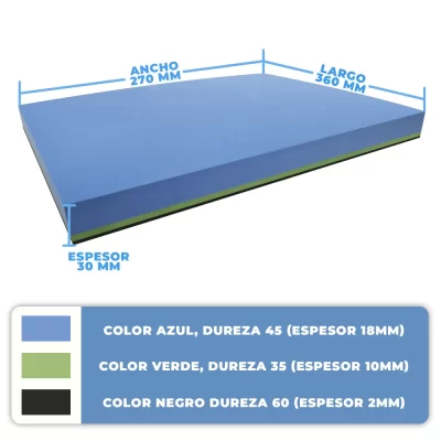 Ideastep Custom Colored EVA Foam Sheets for Insole Manufacturing