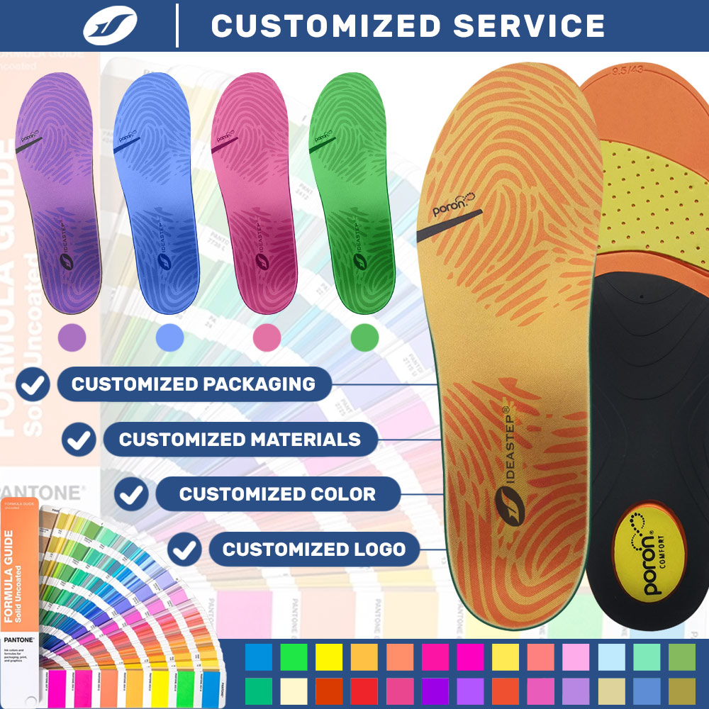 dual density EVA orthotic insoles